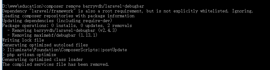Laravel的下载以及使用composer来安装debugbar扩展包图文教程