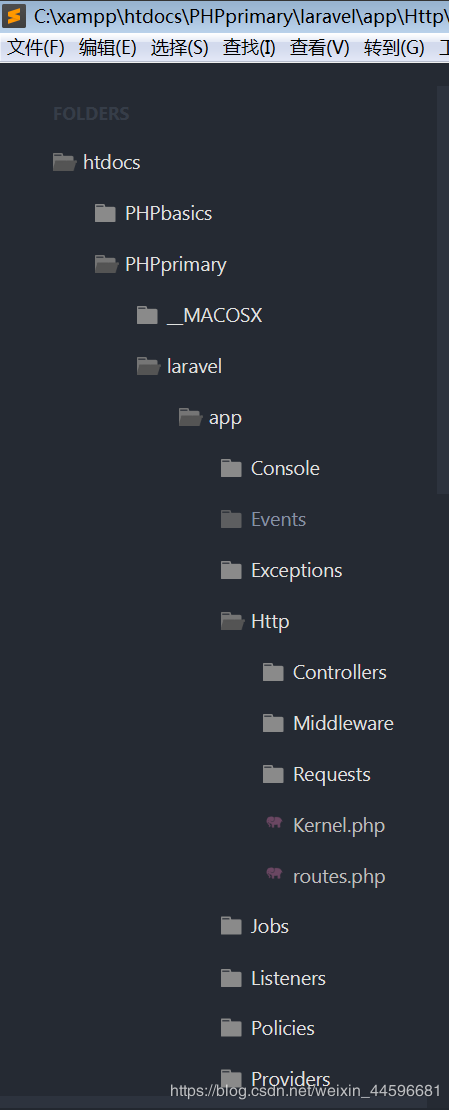 Laravel框架下载，安装及路由操作图文详解