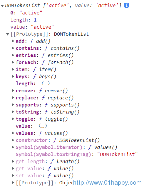 JavaScript利用html5新方法操作元素类名详解