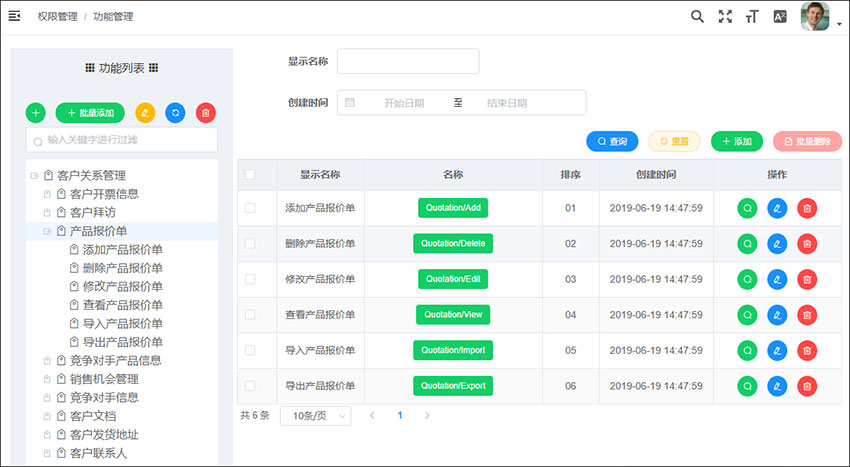 Vue Element前端应用开发之功能点管理及权限控制