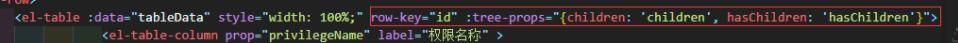 vue Element-ui表格实现树形结构表格
