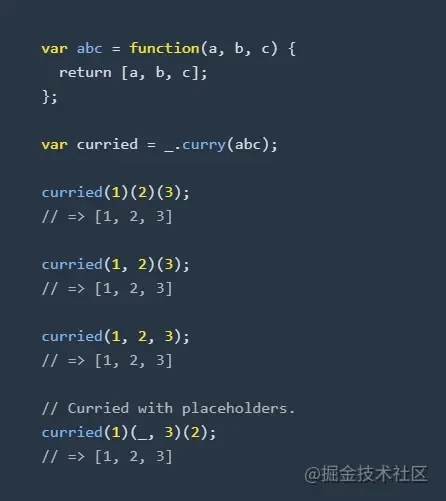 前端JavaScript彻底弄懂函数柯里化curry