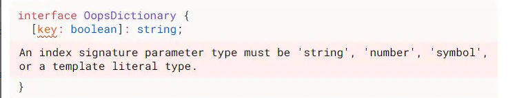 浅谈TypeScript 索引签名的理解