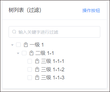 Vue Element前端应用开发之树列表组件