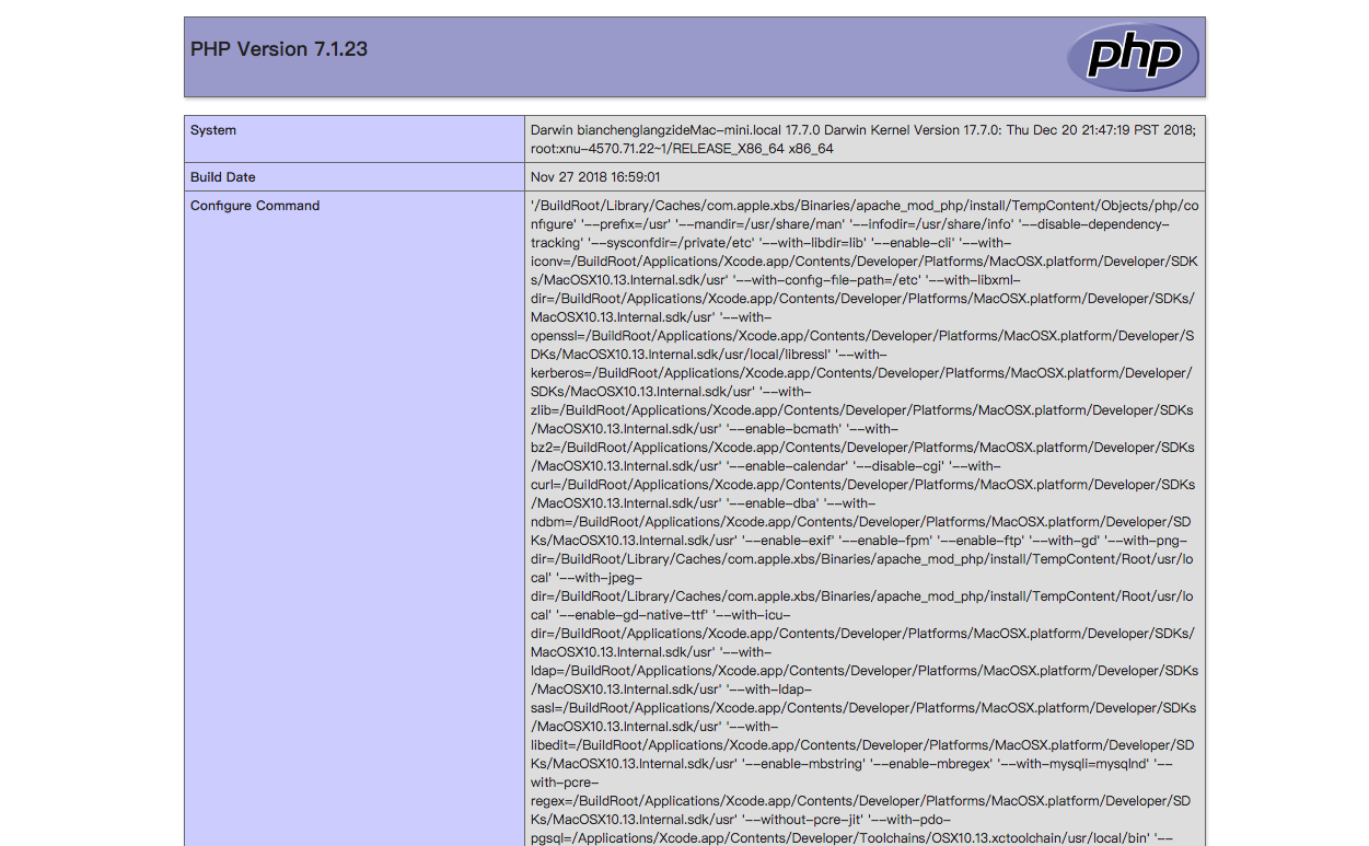 Mac系统下搭建Nginx+php-fpm实例讲解