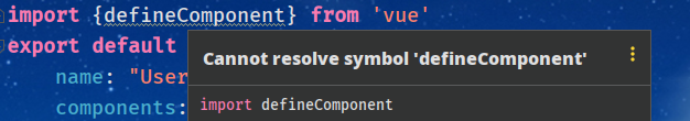 WebStorm无法正确识别Vue3组合式API的解决方案