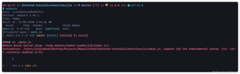 使用JSX 建立 Markup 组件风格开发的示例（前端组件化）