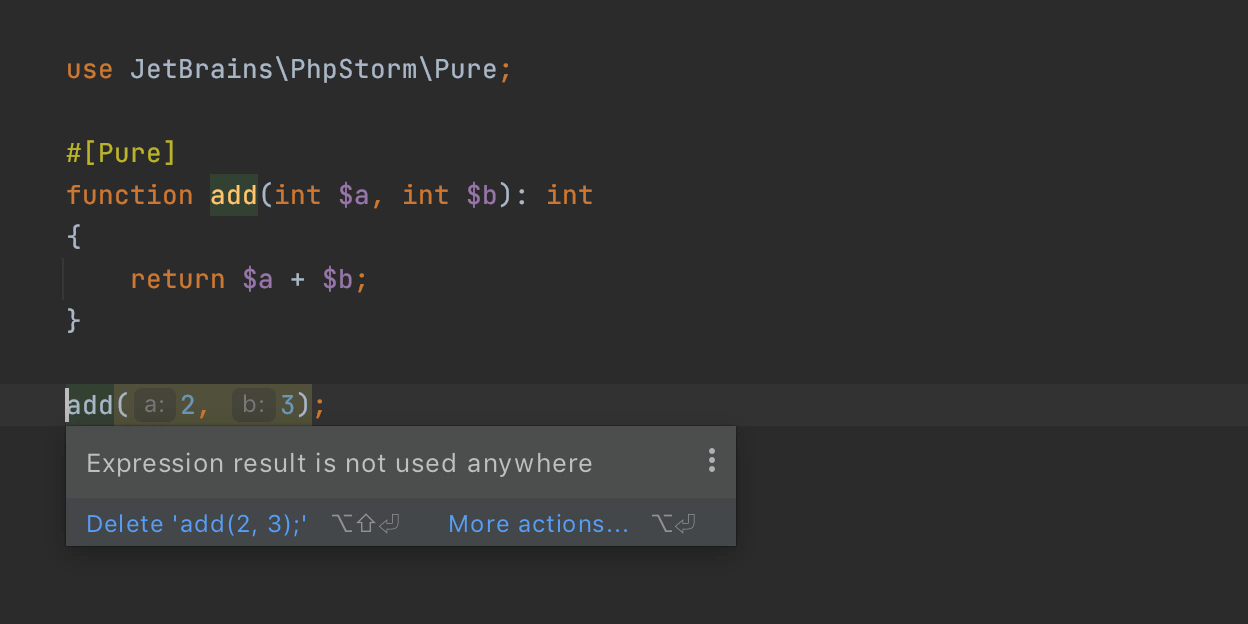 PhpStorm 2020.3：新增开箱即用的PHP 8属性(推荐)