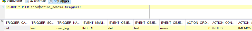 详解mysql触发器trigger实例