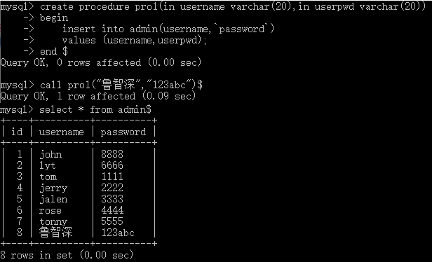 MySQL教程彻底学懂存储过程