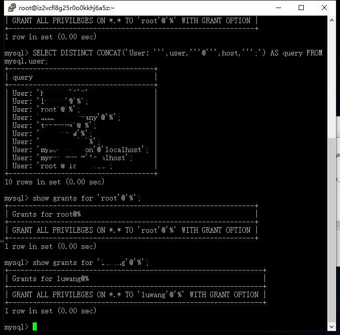 解决centos下MySQL登录1045问题