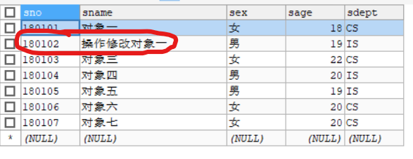 Mysql数据库值的添加、修改、删除及清空操作实例