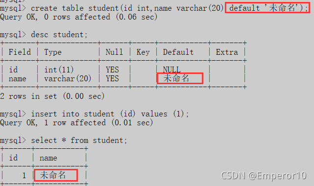 MySQL中常见的六个约束类型详解