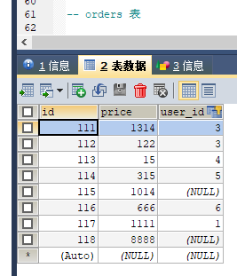 MySQL数据库高级查询和多表查询