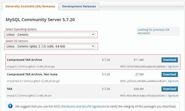 Centos7下安装和配置MySQL5.7.20的详细教程