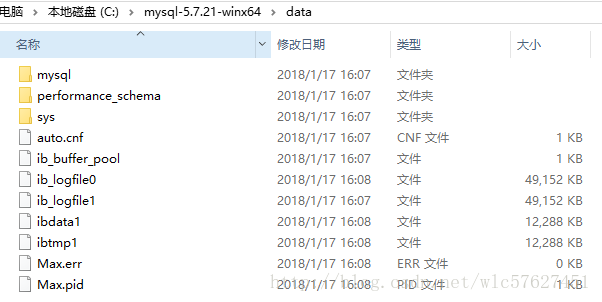 windows 10下mysql 5.7.21 winx64安装配置方法图文教程