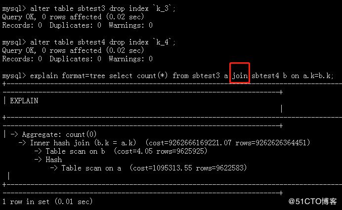 MySQL 8.0.18 Hash Join不支持left/right join左右连接问题