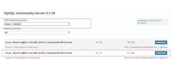 linux下mysql 5.1 和 5.7的安装教程