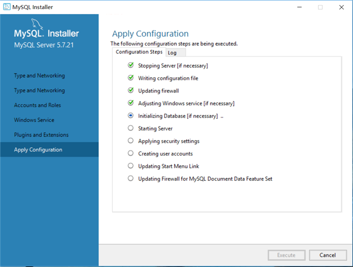 mysql installer web community 5.7.21.0.msi安装图文教程