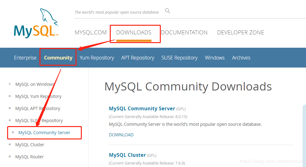 mysql 8.0.15 下载安装详细教程 新手必备!