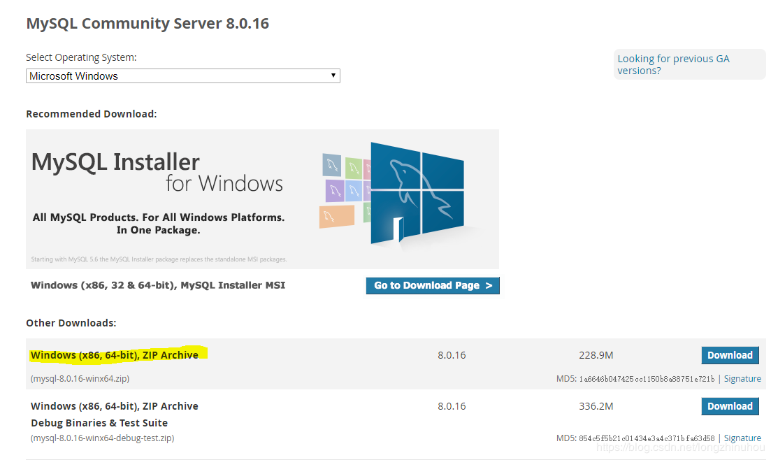 windows下mysql 8.0.16 安装配置方法图文教程