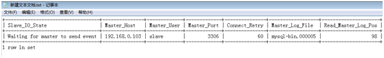 windows下mysql数据库主从配置教程