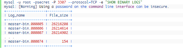 MySQL 基于时间点的快速恢复方案