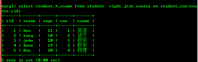 mysql基础知识扫盲