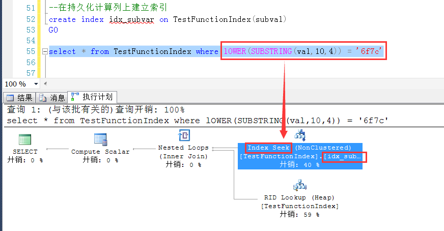 SQLServer性能优化–间接实现函数索引或者Hash索引