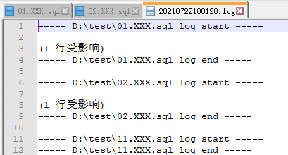 Windows环境下实现批量执行Sql文件