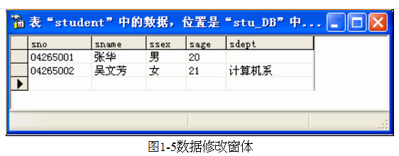 数据库表的创建、管理和数据操作(实验一)