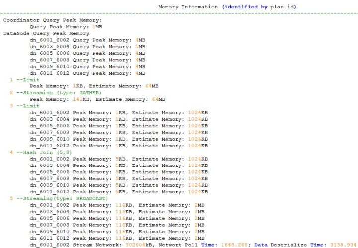 详解GaussDB(DWS) explain分布式执行计划的示例