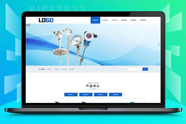 (自适应手机端)仪表电气网站模板 通用展示型网站源码下载